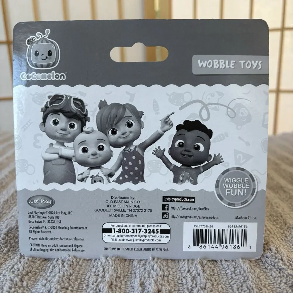 Cocomelon Figures Set - Cocomelon Wobble Toys Brand New Perfect Christmas Gift